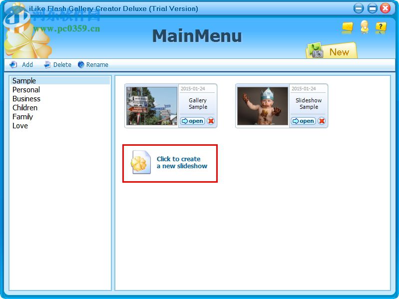 iLike Flash Gallery Creator Deluxe(幻灯片制作软件) 4.2.0 官方版