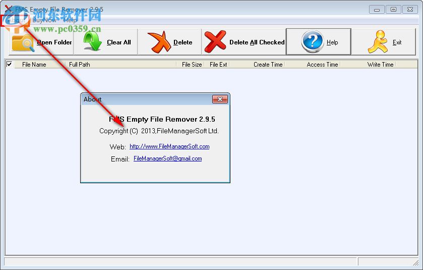 0字节文件清理工具(FMS Empty File Remover) 2.9.5 绿色版