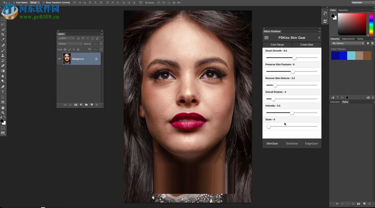 PSKiss PixelGear(PS润肤磨皮扩展) 2.0 汉化破解版