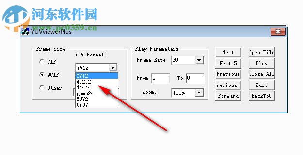 YUVviewerPlus(yuv格式视频播放软件) 1.1 官方版