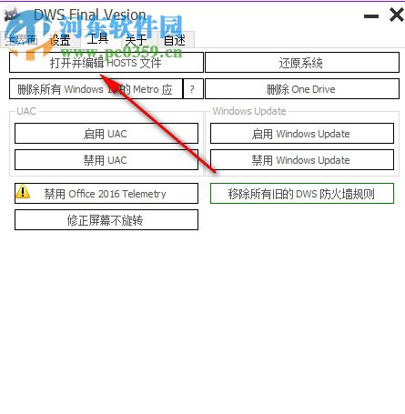 DWS Final Vesion(Windows隐私设置器) 1.0 绿色版