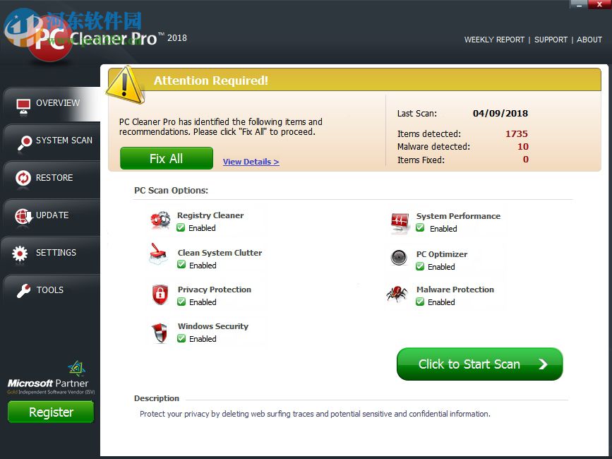 PC Cleaner Pro 2018下载 14.0.18.3.20 破解版