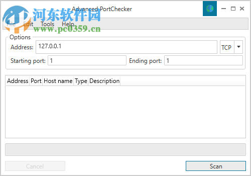 Advanced PortChecker(TCP和UDP端口扫描工具) 1.0 免费版