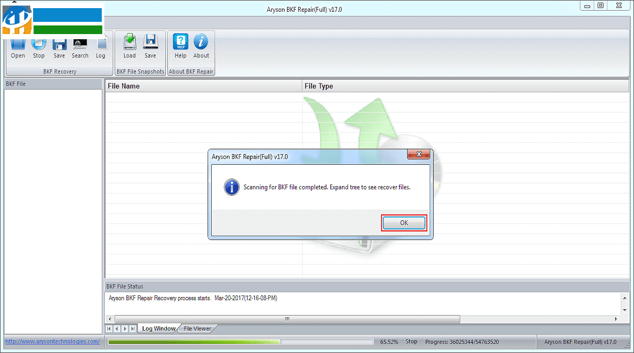 Aryson BKF File Viewer(BKF文件阅读器) 18.0 官方版