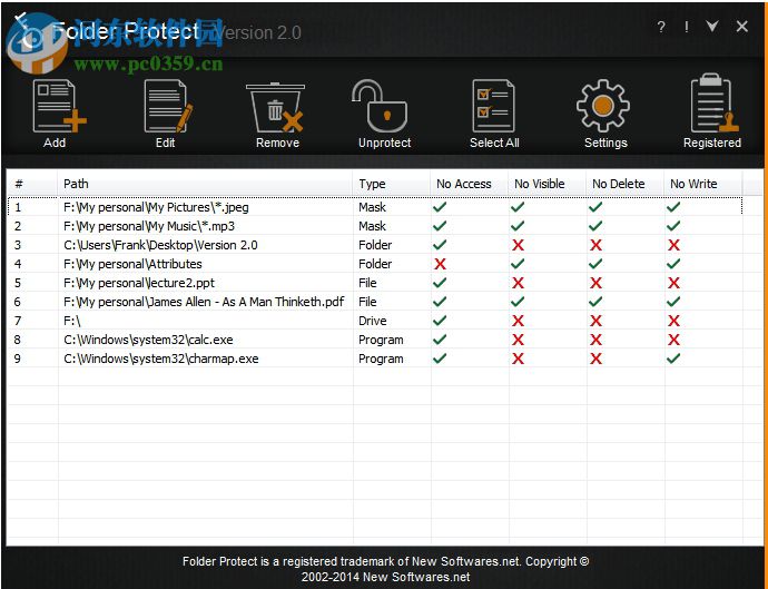 Folder Protect下载(文件夹加密) 2.0.6 破解版