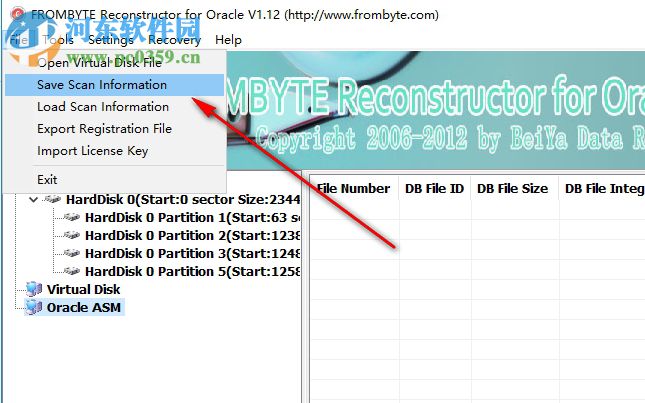 FROMBYTE Reconstructor for Oracle(Oracle数据库修复工具) 1.12 官方版