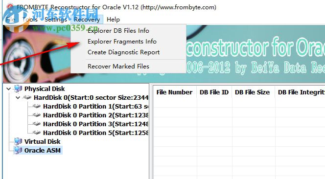 FROMBYTE Reconstructor for Oracle(Oracle数据库修复工具) 1.12 官方版
