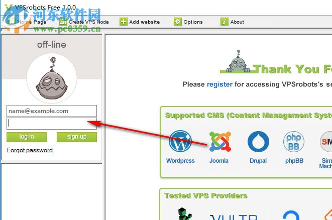 VPSrobots(一站式网站管理软件) 1.0 官方版
