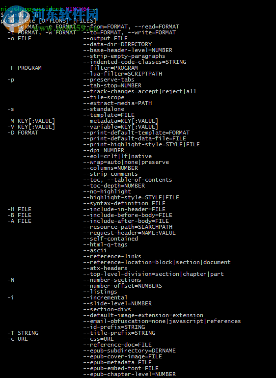 Pandoc(文档转换助手) 2.1.3 官方pc版