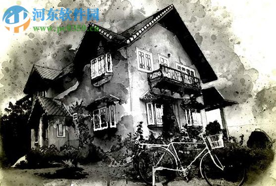 Ink Art Photoshop Action(照片转水墨艺术画动作插件) 1.0 免费版