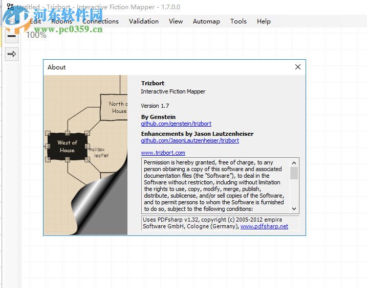 Trizbort(RPG地图设计软件) 1.7.0.0 官方版