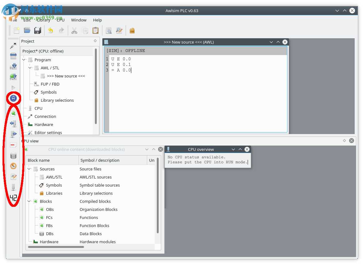 Awlsim PLC(CPU容量测试工具) 0.63 最新免费版