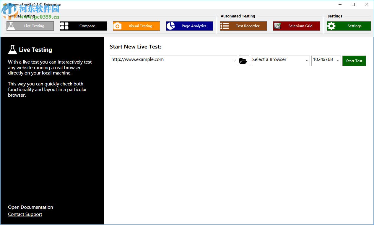 BrowseEmAll(跨浏览器测试分析软件)9 .3.6 官方最新版