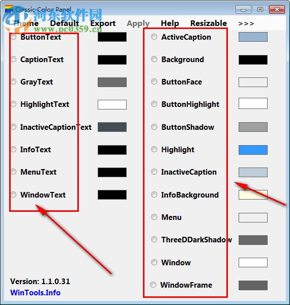 Classic Color Panel(系统窗口颜色修改工具) 1.10 免费版