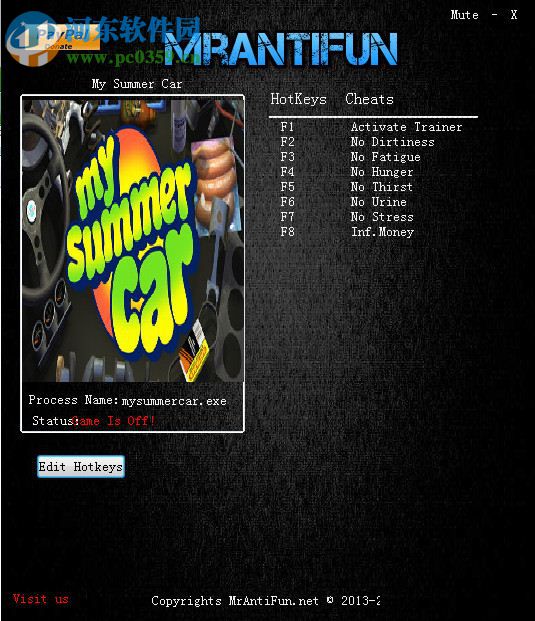 我的夏季汽车七项修改器