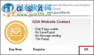 GSA Website Contact(网站信息发送工具) 1.83 官方版