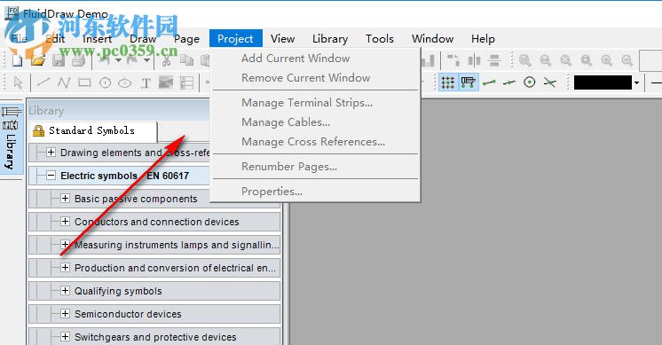 FluidDraw P5 demo(电气动电路图绘制软件) 5.3t 免费版