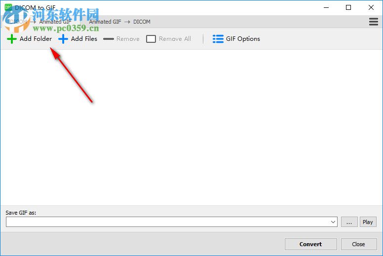 DICOM to GIF(图像格式转换工具) 1.10.5 免费版