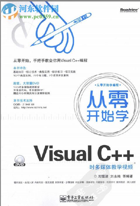 从零开始学visual c++(刘雪洁,刘永纯等著) pdf扫描中文版