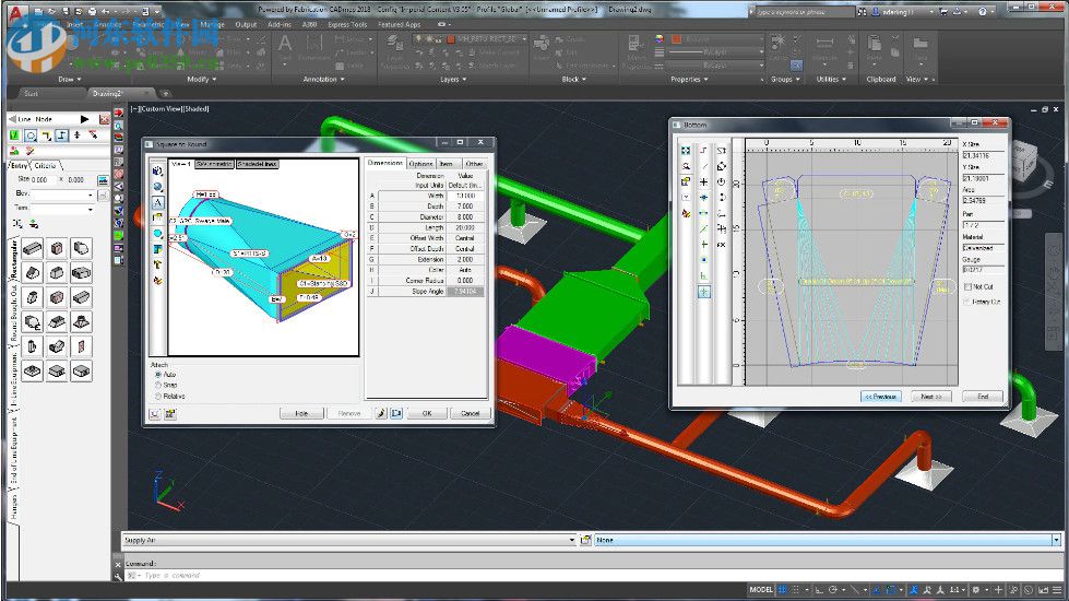 Autodesk Fabrication CAMduct(通风管道设计软件) 2019 官方版