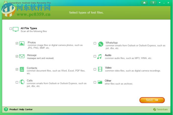 Tenorshare Android Data Recovery Pro(安卓数据恢复工具) 4.0 免费版