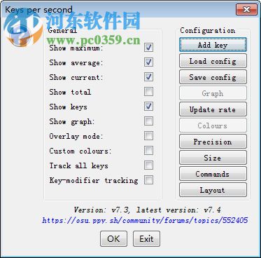 Keys Per Second(计算按键次数工具) 7.3 免费版
