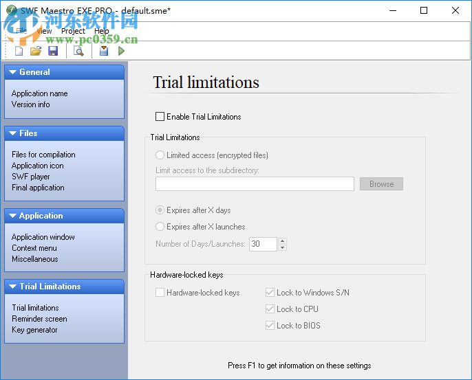 SWF Maestro EXE Pro(Flash加密工具) 2.00 绿色免费版