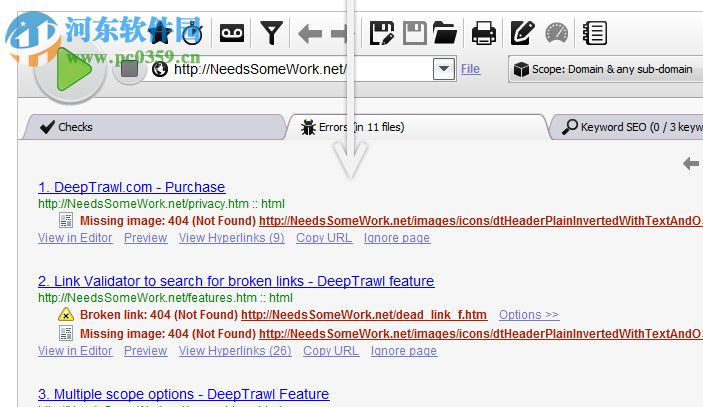 mTrawl(死链检查工具) 4.1 官方版