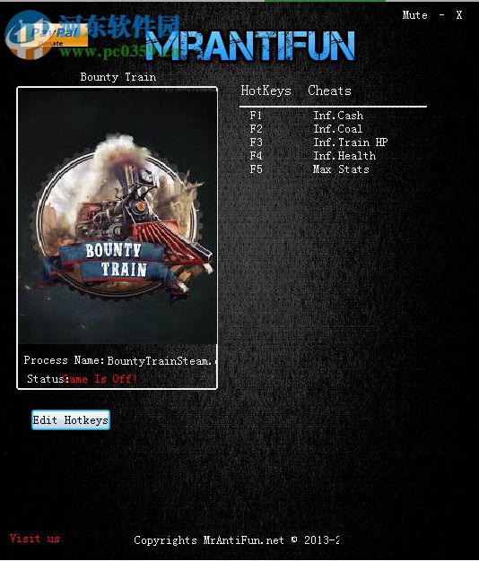 赏金火车五项修改器