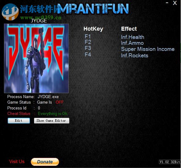 判官四项修改器下载 V1.2.1.2