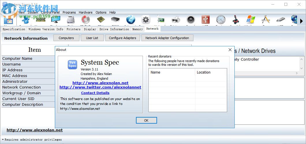 System Spec(系统控制软件) 3.11 官方免费版