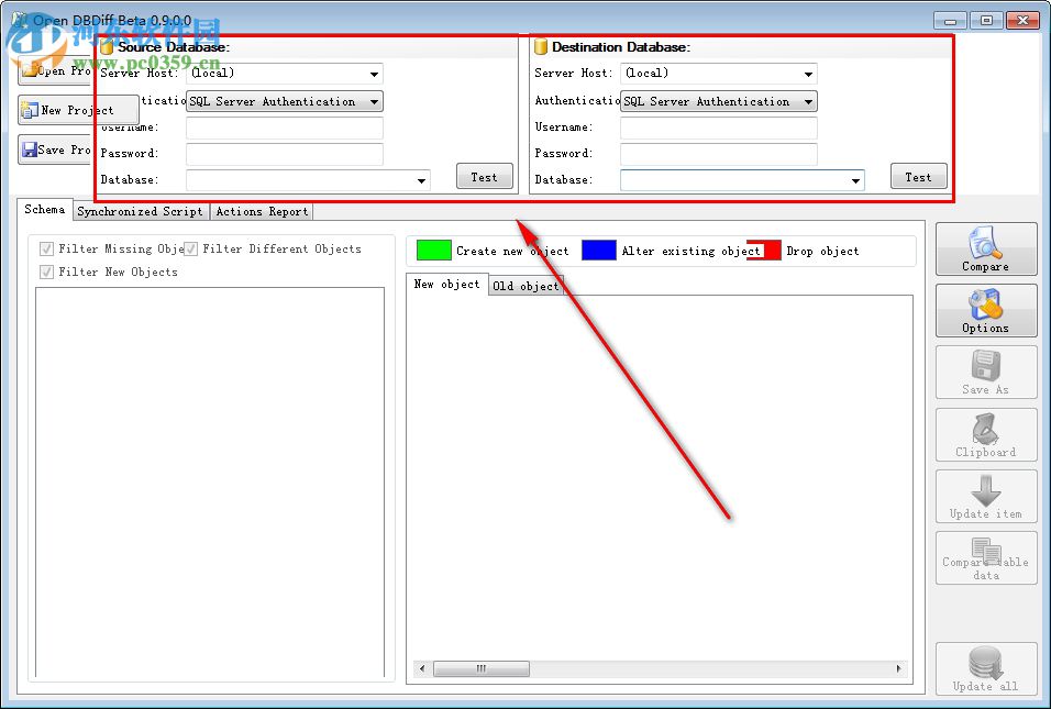 DBDiff(数据库对比工具) 0.9.0.0 官方版