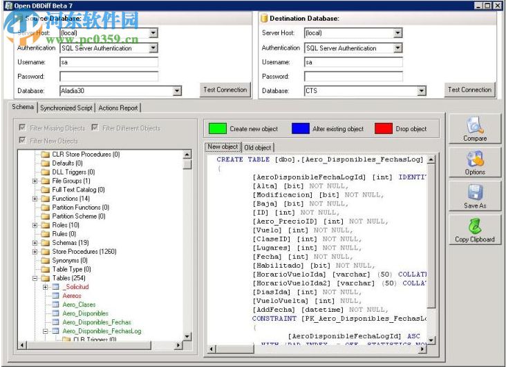 DBDiff(数据库对比工具) 0.9.0.0 官方版