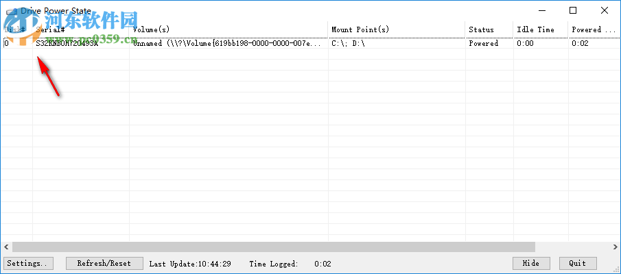 Drive Power State(硬盘运行时间查询工具) 1.0 免费版