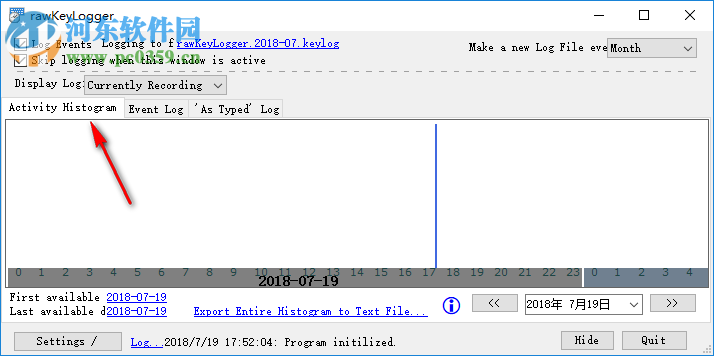 rawKeyLogger(鼠标操作记录器) 0.5 绿色版