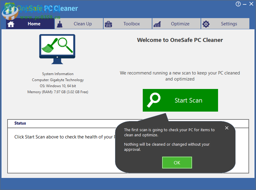 OneSafe PC Cleaner(系统清理)