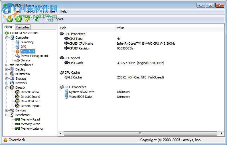 Everest Home Edition(硬件测试工具) 2.20.405 绿色版