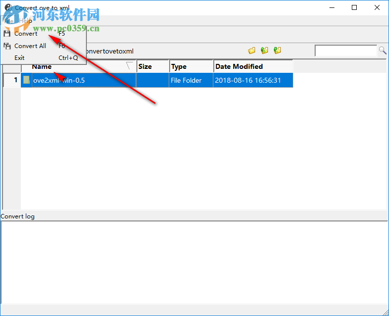 Convert ove to xml(ove转XML工具) 0.1 绿色版