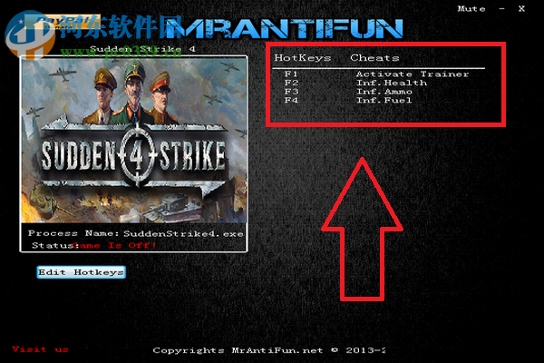 突袭4三项修改器