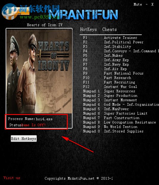 钢铁雄心4二十三项修改器 1.20