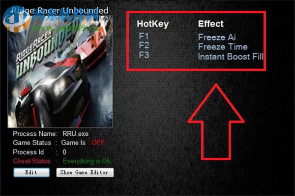 山脊赛车无限MrAntiFun修改器 1.2