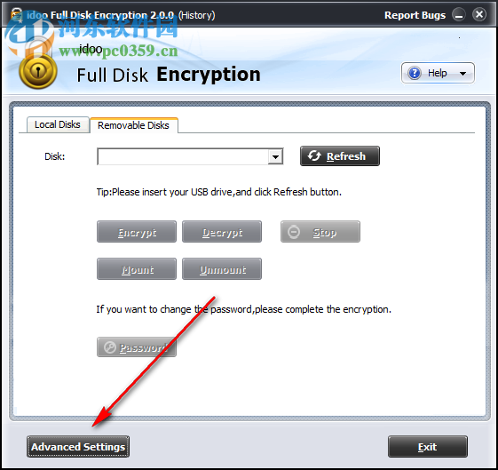 idoo Full Disk Encryption(磁盘加密工具) 2.0.0 官方版