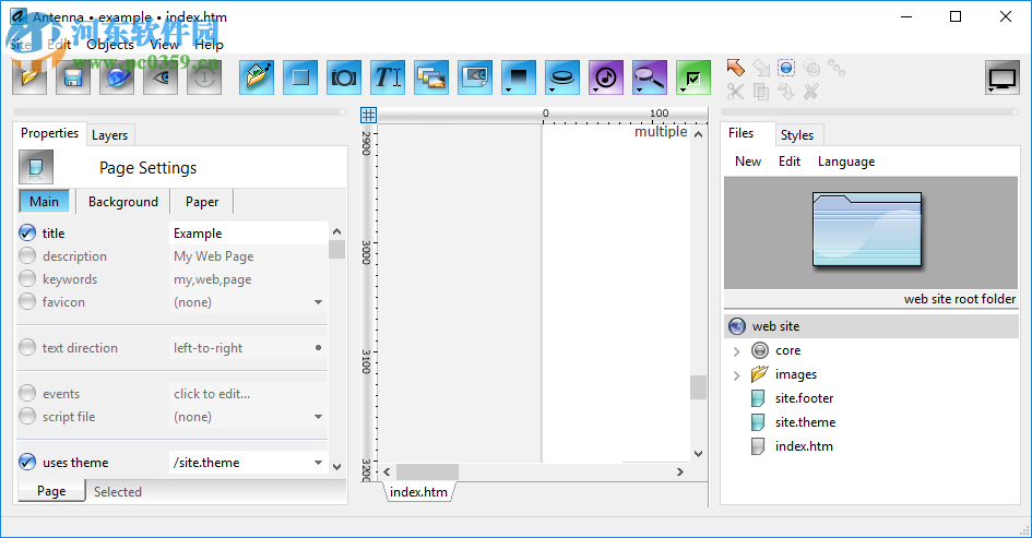 Antenna Web Design Studio(可视化网页设计) 6.57 破解版