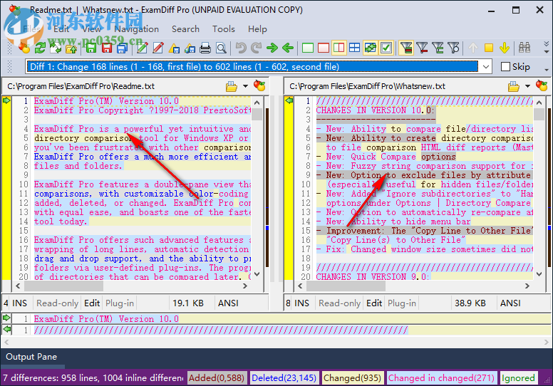ExamDiff Pro(文件对比工具) 32/64位10.0.1.1 破解版