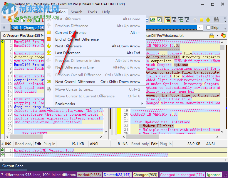 ExamDiff Pro(文件对比工具) 32/64位10.0.1.1 破解版