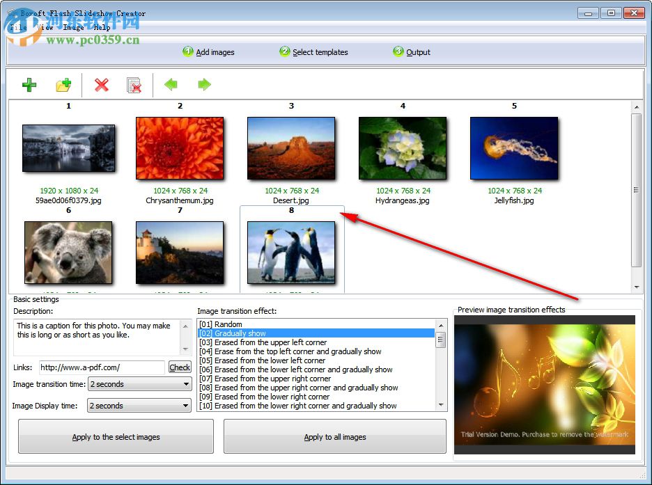 Boxoft Flash SlideShow Creator(Flash幻灯片制作软件) 1.1 官方版