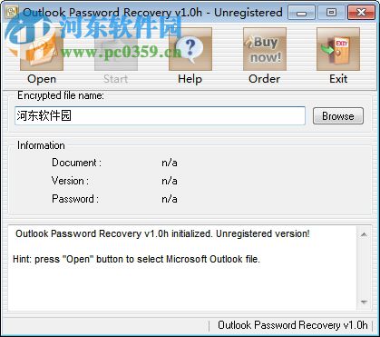 Outlook Password Recovery(Outlook密码恢复软件) 1.0H 官方版