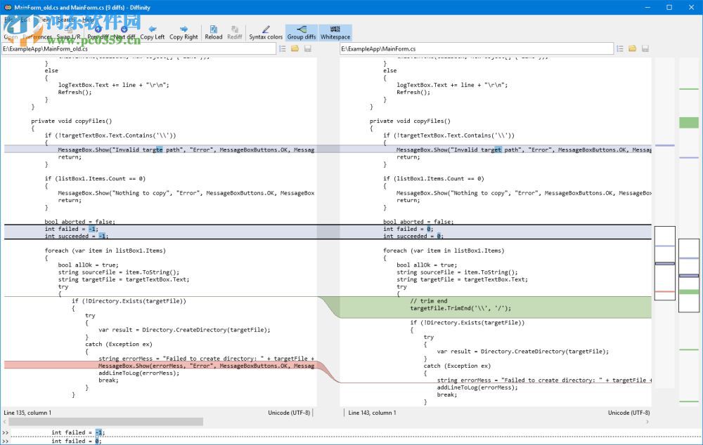 Diffinity(代码对比工具)