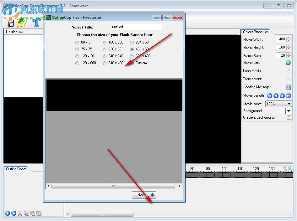 CoffeeCup Flash Firestarter(Flash效果制作) 7.3 官方版