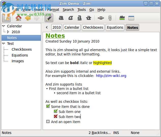 Zim(桌面wiki维基系统) 0.69.1 官方版